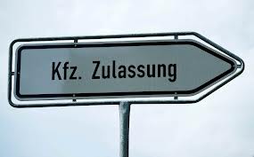 Grenz kurzzeitkennzeichen eller prøveplader